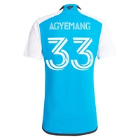Men's adidas Patrick Agyemang Blue Charlotte FC 2024 The Carolina Kit: Explore Replica Player Jersey