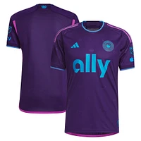 Maillot authentique pour homme Charlotte FC 2023 Crown Jewel Kit adidas violet