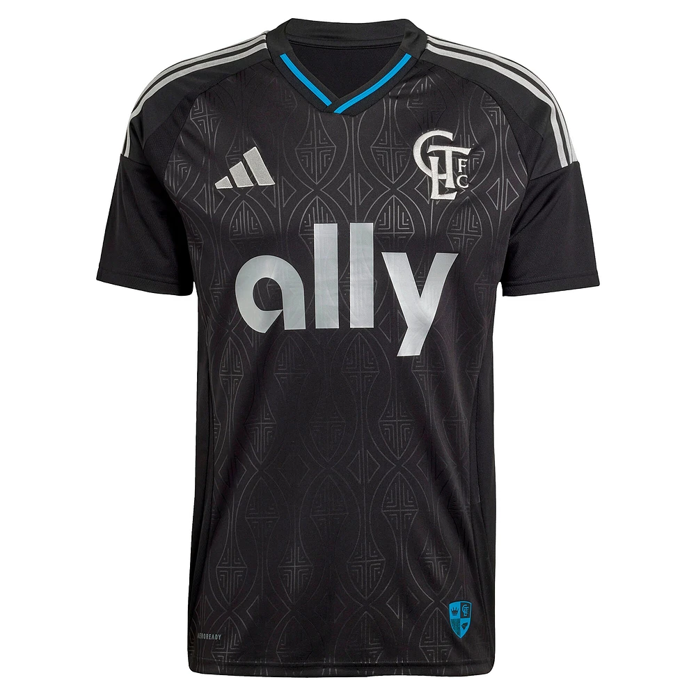 Maillot de joueur réplique du Charlotte FC Fortress Kit 2025 noir Tim Ream pour homme adidas