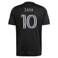 Men's adidas Wilfried Zaha Black Charlotte FC 2025 Fortress Kit Replica Player Jersey