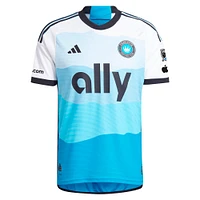 Men's adidas Wilfried Zaha Blue Charlotte FC 2024 The Carolina Kit: Explore Authentic Player Jersey