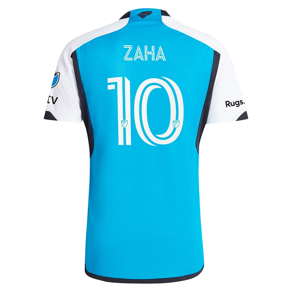 Men's adidas Wilfried Zaha Blue Charlotte FC 2024 The Carolina Kit: Explore Authentic Player Jersey
