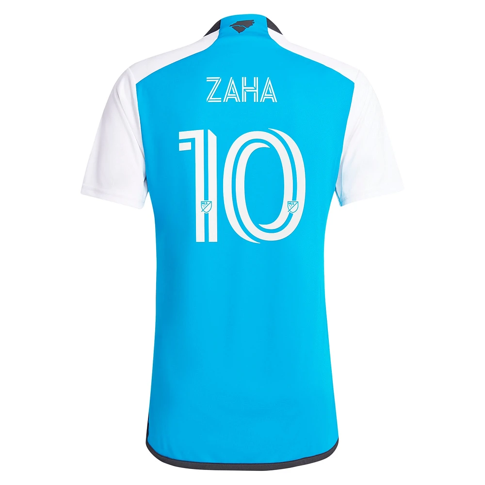 Men's adidas Wilfried Zaha Blue Charlotte FC 2024 The Carolina Kit: Explore Replica Player Jersey