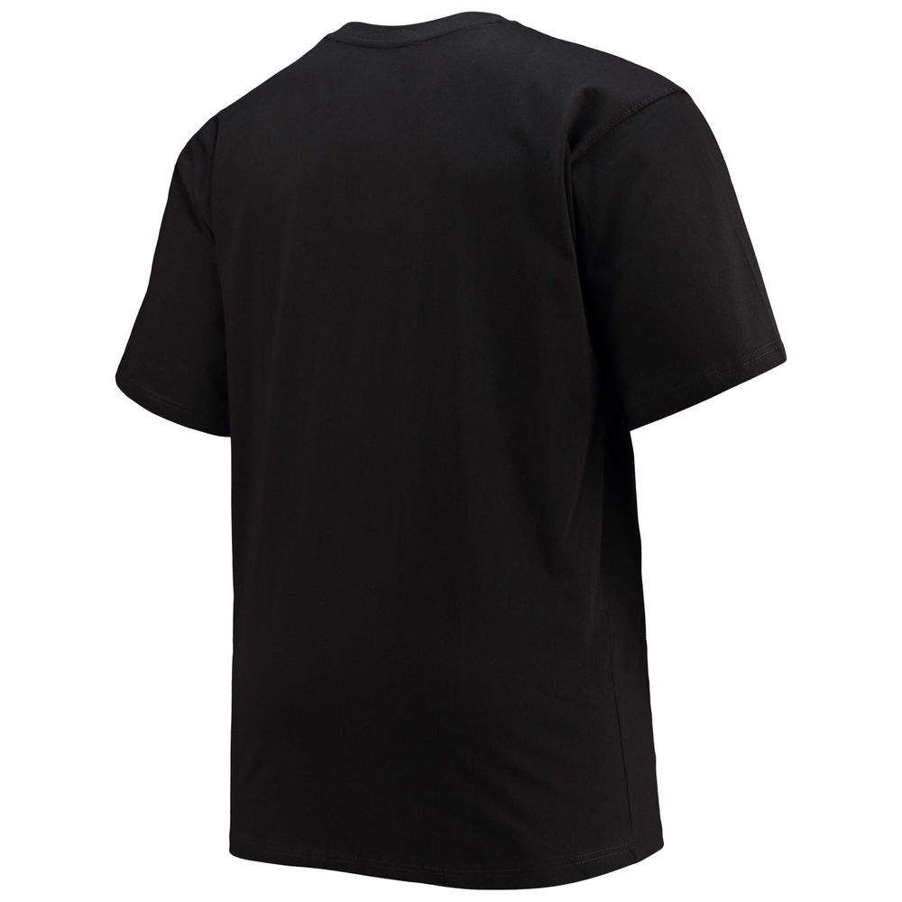 Men's Black Charlotte FC Big & Tall Combo T-Shirt