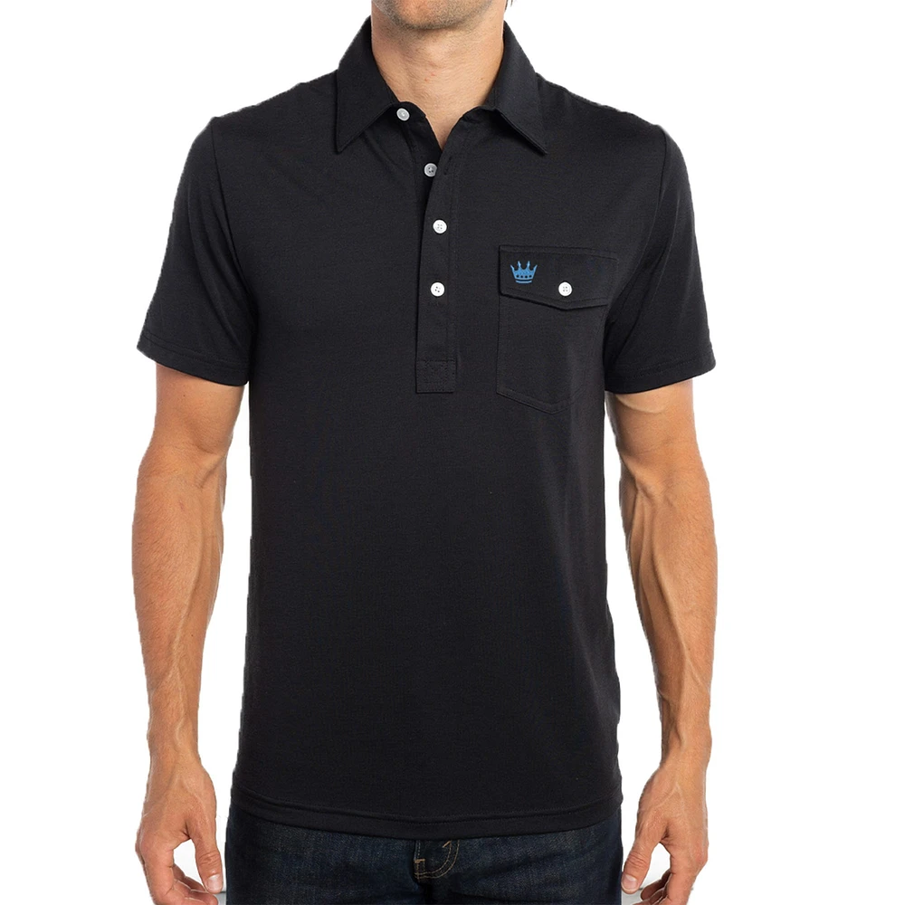 Polo joueur noir Charlotte FC homme