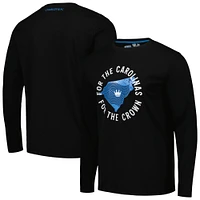 Men's Black Charlotte FC Shadow Heavy Long Sleeve T-Shirt