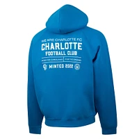Men's  Blue Charlotte FC Hometown Oversized Raglan Pullover Hoodie