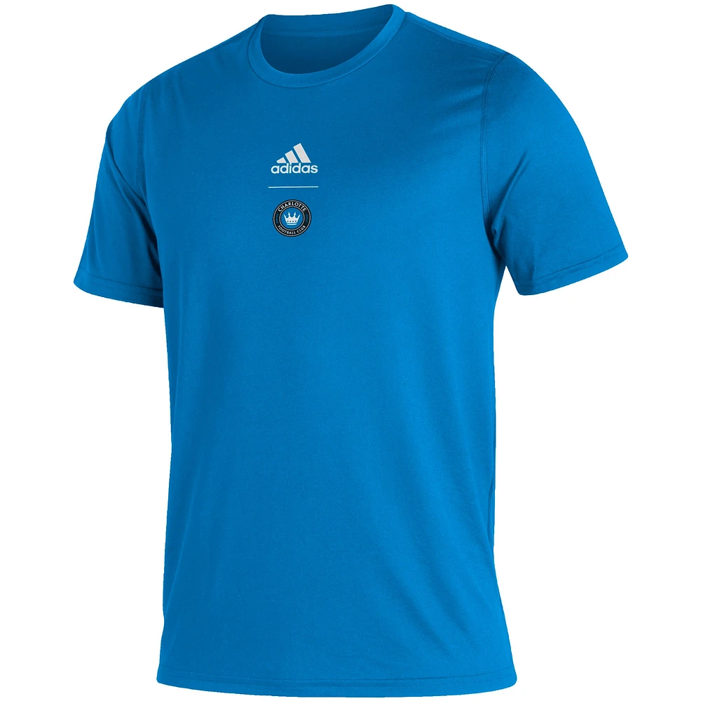 Men's Charlotte FC Blue adidas Creator Club T-Shirt