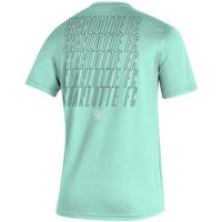 Men's Charlotte FC Mint adidas Creator Club T-Shirt