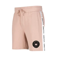 Concepts Sport - Short Charlotte FC Team à rayures marron clair pour homme