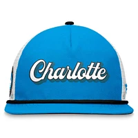 Men's Fanatics Blue/White Charlotte FC True Classic Golf Snapback Hat