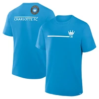 Men's Fanatics  Blue Charlotte FC Corner Kick Legacy T-Shirt