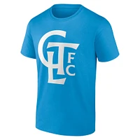 T-shirt bleu Charlotte FC Iconic Team Chant de marque Fanatics pour hommes