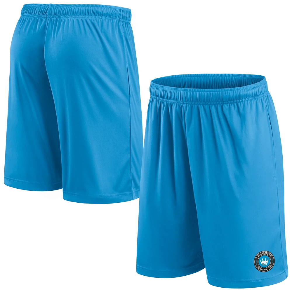 Men's Fanatics Blue Charlotte FC Primary Team Logo Shorts