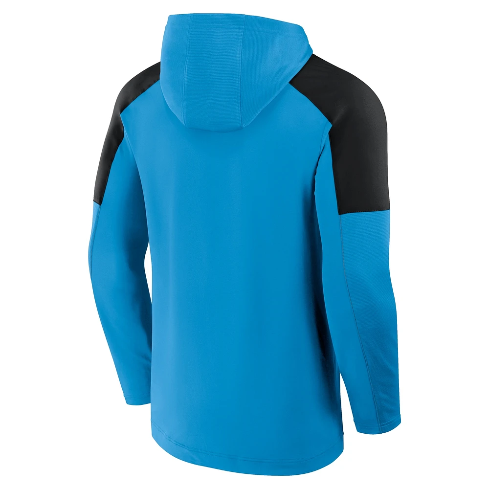 Men's Fanatics Blue Charlotte FC Red Card Transitional Pullover Hoodie