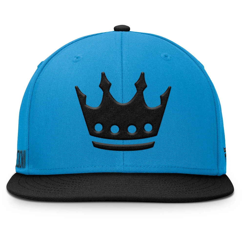 Casquette snapback Charlotte FC Sitter bleue Fanatics pour homme