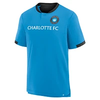 Men's Fanatics Blue Charlotte FC Stoppage Time Striker T-Shirt