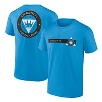 Men's Fanatics Blue Charlotte FC Tradition T-Shirt