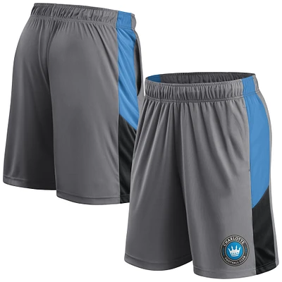 Men's Fanatics Gray Charlotte FC Team Shorts