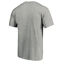 T-shirt avec logo Charlotte FC gris chiné de marque Fanatics pour hommes