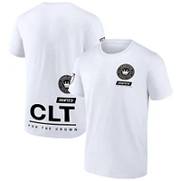 T-shirt Charlotte FC Team Success blanc avec logo Fanatics pour homme