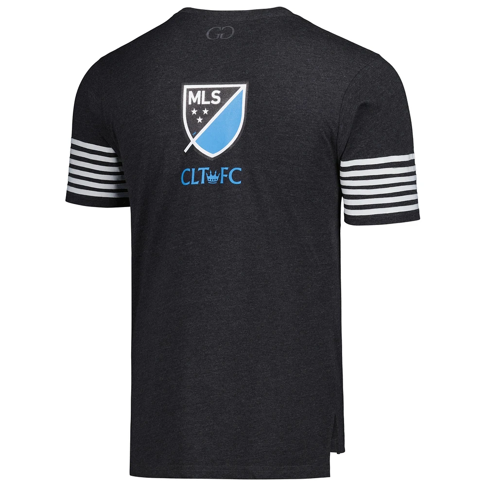 Men's Grungy Gentleman Charcoal Charlotte FC T-Shirt