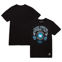 Men's Mitchell & Ness Black Charlotte FC Serape T-Shirt