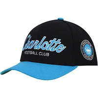 Casquette Mitchell & Ness Charlotte FC Team Script 2.0 Stretch Snapback pour homme