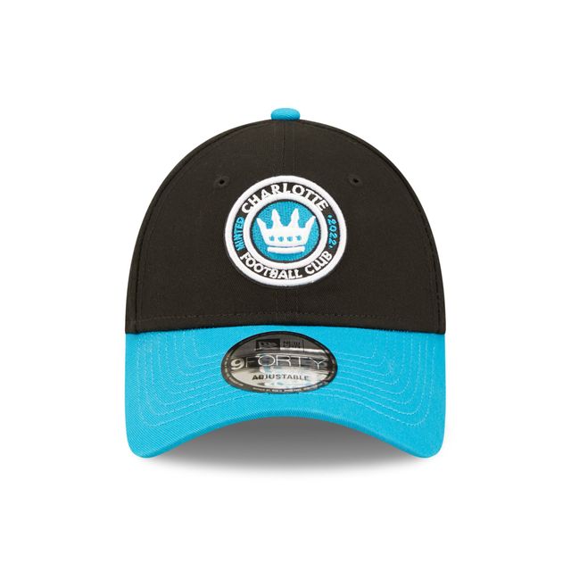 Casquette ajustable Charlotte FC Basic 9FORTY New Era noir/bleu pour hommes