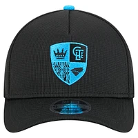 Men's New Era Black Charlotte FC 2025 Jersey Hook 9FORTY M-Crown Adjustable Hat