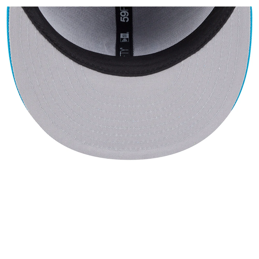 Men's New Era  Black Charlotte FC 2025 Kickoff 59FIFTY Fitted Hat