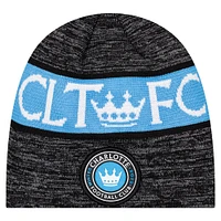 Bonnet noir Charlotte FC Kickoff 2025 de New Era pour homme