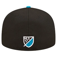 Men's New Era Black Charlotte FC Element Tech Pack 59FIFTY Fitted Hat