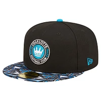 Men's New Era Black Charlotte FC Element Tech Pack 59FIFTY Fitted Hat