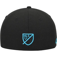 Men's New Era Black Charlotte FC Kick Off 59FIFTY Fitted Hat