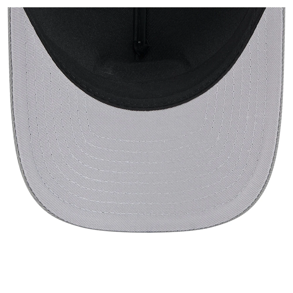 Casquette camionneur ajustable 9FORTY A-Frame grise Charlotte FC pour homme New Era