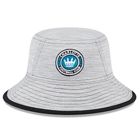 Casquette New Era grise Charlotte FC Game pour homme