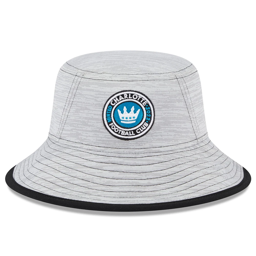 Casquette New Era grise Charlotte FC Game pour homme