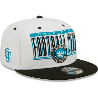 Atlanta Falcons New Era Retro Title 9FIFTY Snapback Hat - White/Black