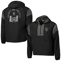 Men's Sport Design Sweden  Black Charlotte FC 2025 Jersey Hook Full-Zip Premium Anorak Hooded Jacket