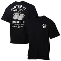 T-shirt surdimensionné noir Charlotte FC City Soul pour homme, motif sport suédois