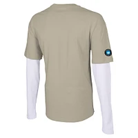 Men's Stadium Essentials Tan Charlotte FC Status Long Sleeve T-Shirt