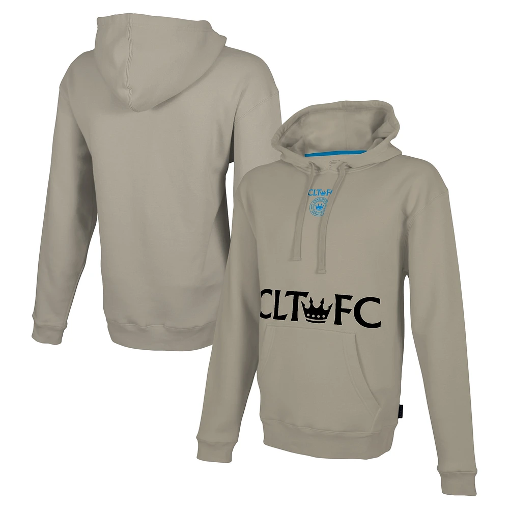 Men's Stadium Essentials Tan Charlotte FC Status Pullover Hoodie