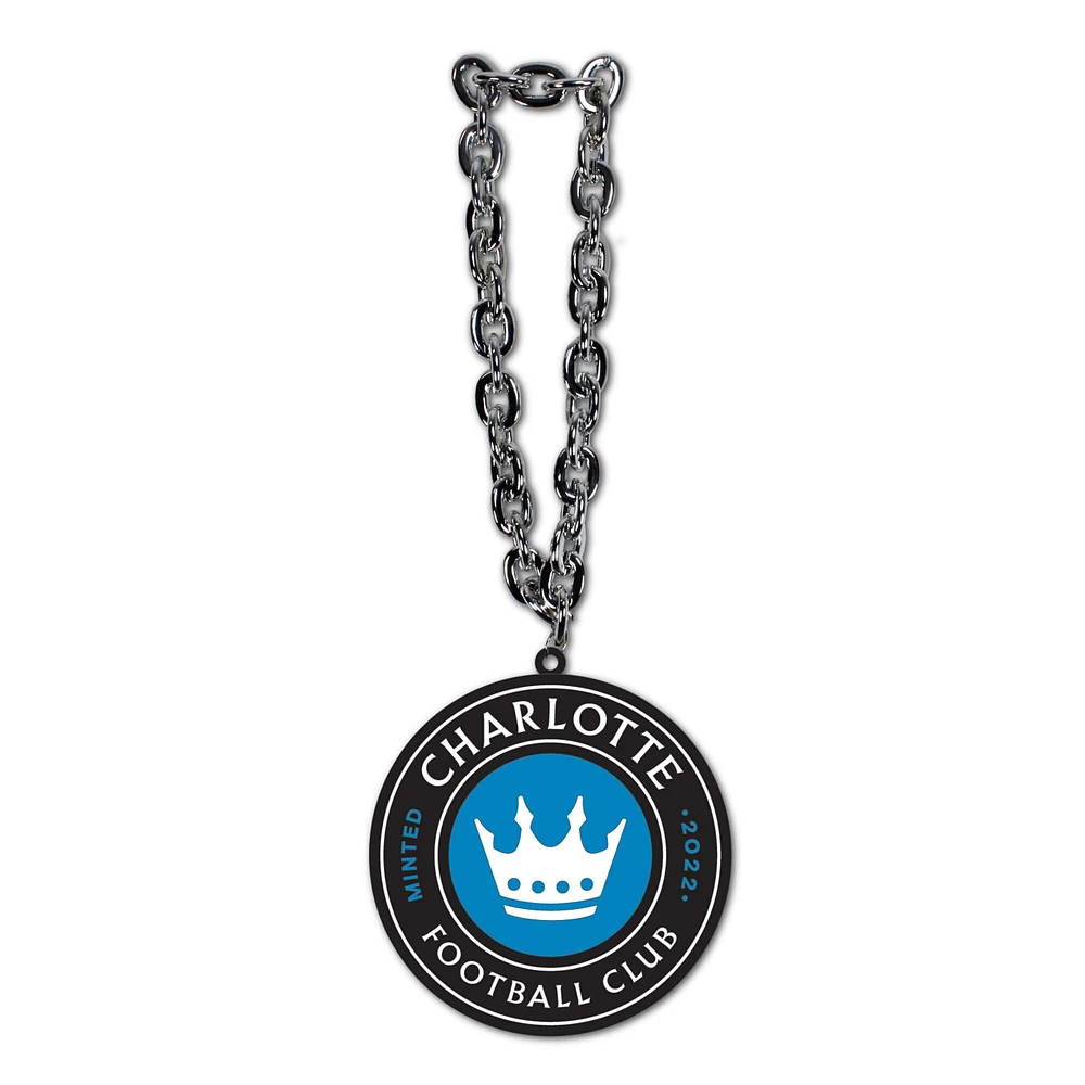 Collier chaîne avec logo de l'équipe MOJO Charlotte FC