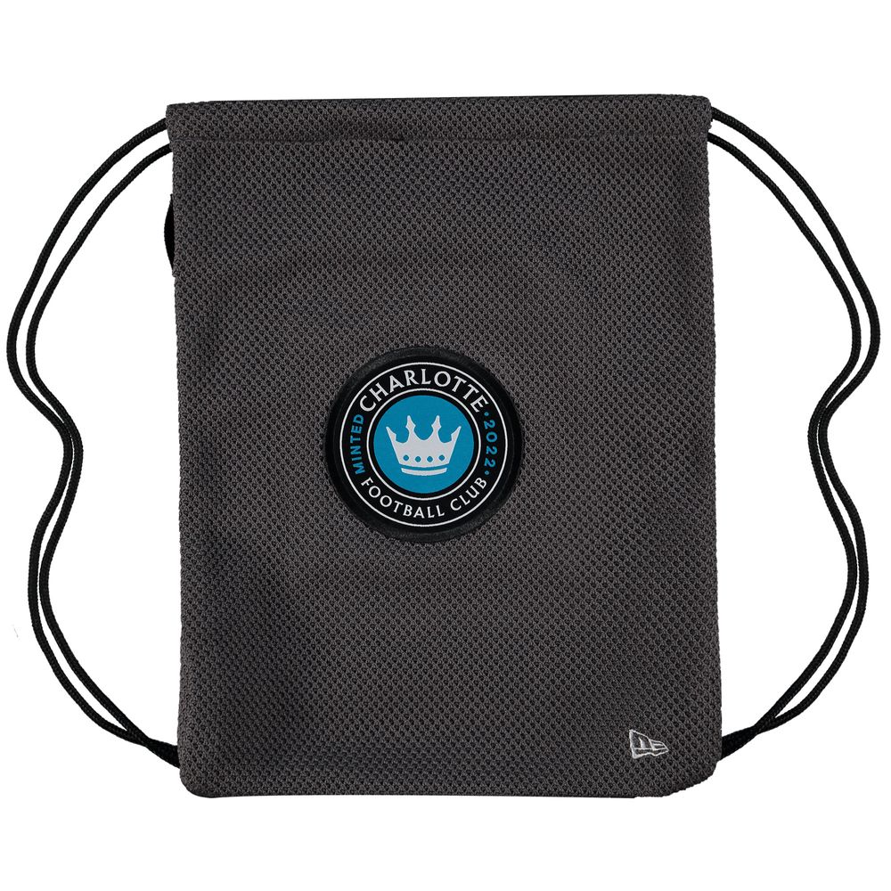 New Era Black Charlotte FC Kick Off Gym Sack