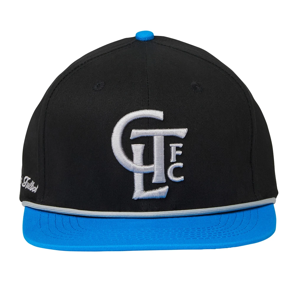 Casquette réglable unisexe Live Breathe Futbol gris Charlotte FC