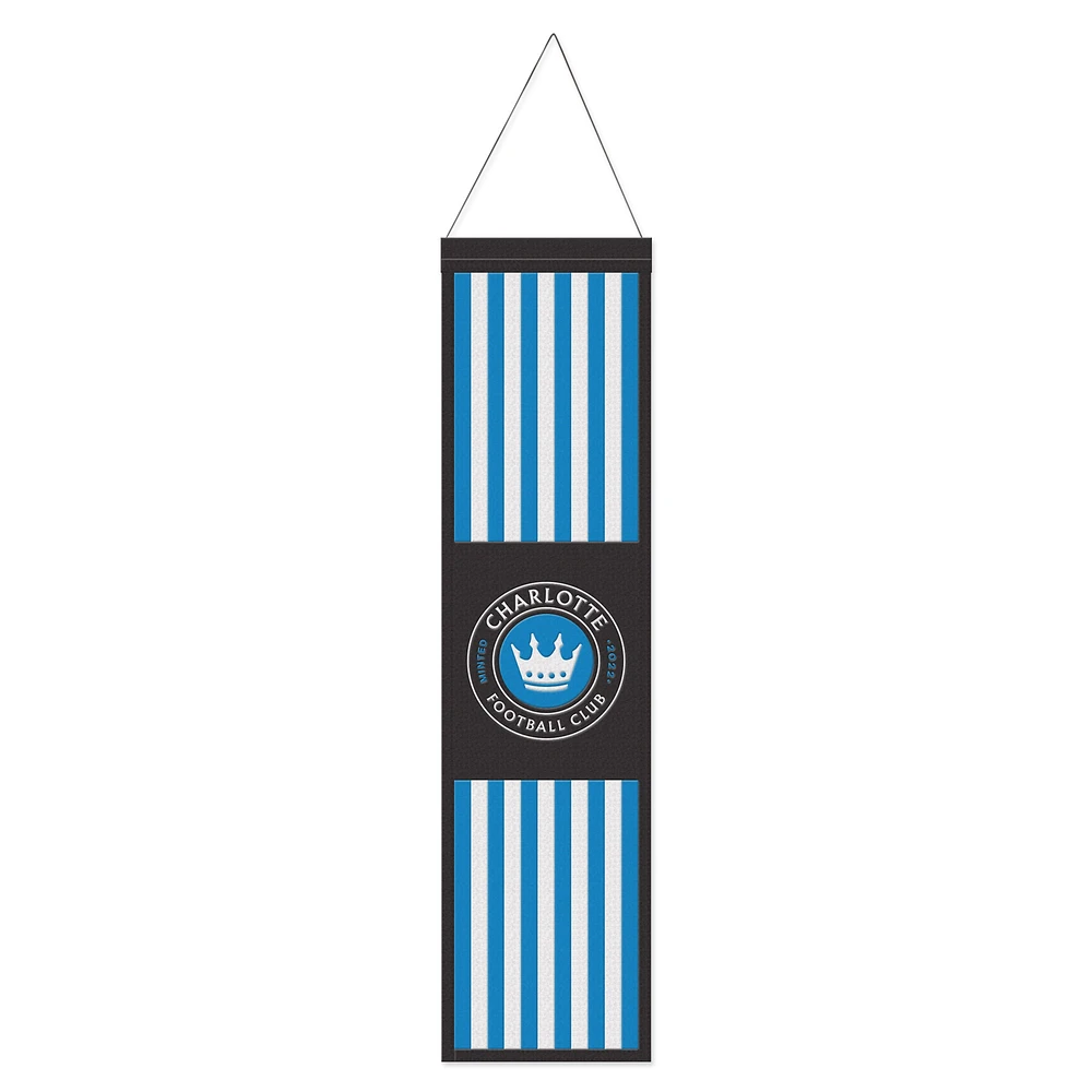 WinCraft Charlotte FC Wool Primary Logo Banner