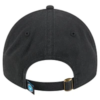 Casquette ajustable Charlotte FC Script 9TWENTY noire New Era pour femme