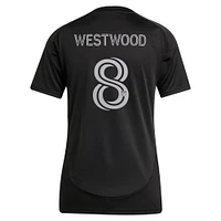 Women's adidas Ashley Westwood Black Charlotte FC 2025 Fortress Kit Replica Player Jersey