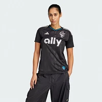 Women's adidas  Black Charlotte FC 2025 Fortress Kit Replica Jersey